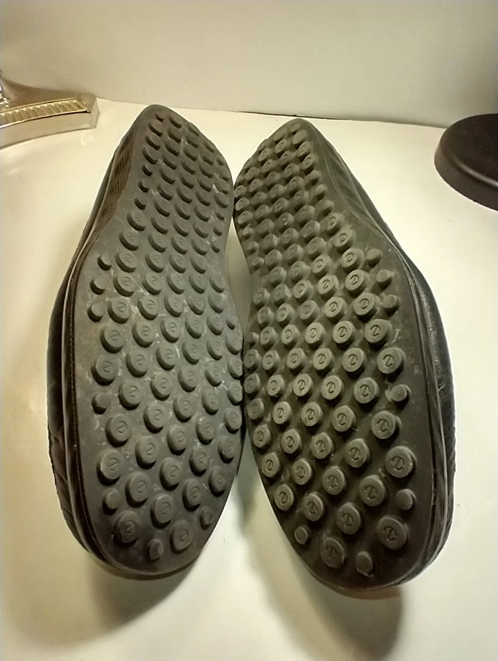 Ecco S Lite Moc Classic Slip On Black Leather Loafers Shoes Men's sz 8(42).